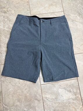 Men's Volcom Flat Front Heathered Gray Shorts